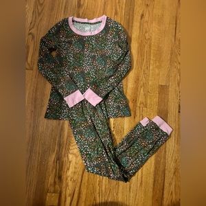 Lands End floral pajama set size small